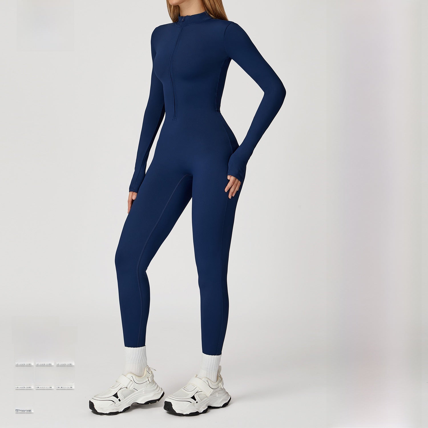 One-piece running fitness suit