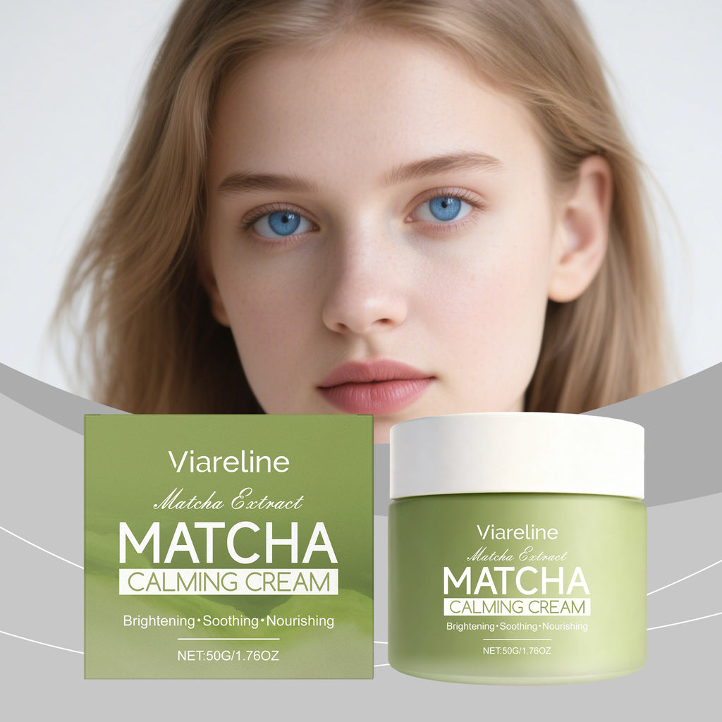 🌿 Viareline Matcha Calming Cream – Beruhigende &amp; Nährende Gesichtscreme