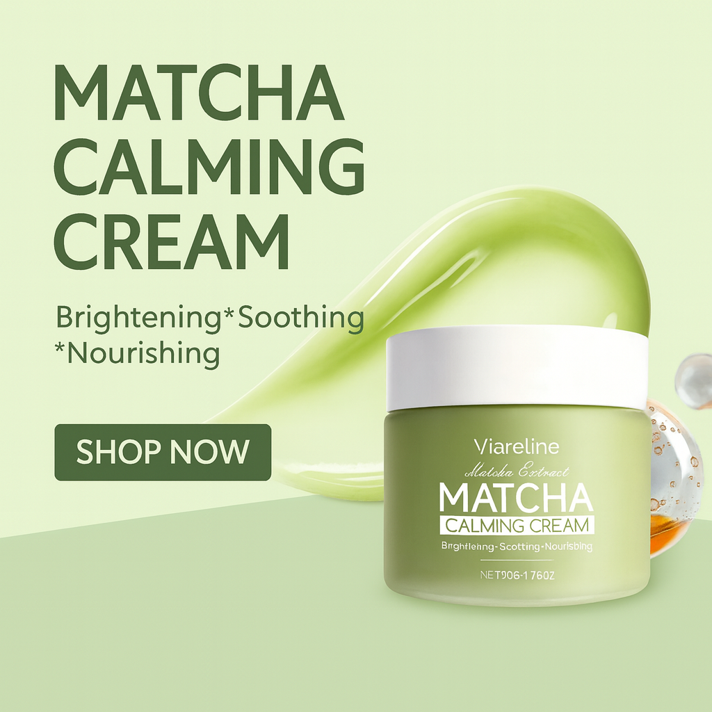 🌿 Viareline Matcha Calming Cream – Beruhigende &amp; Nährende Gesichtscreme