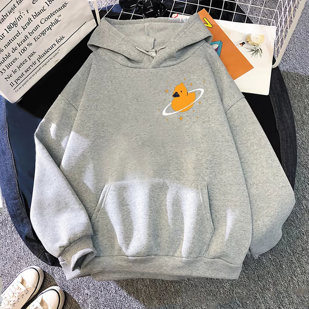 Quackity Fashion Unisex Long Sleeve Hooded Sweatshirts - Casual Streetwear Dream SMP Printed Hoodies for Men and Women